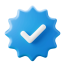 blue-check-mark-verified-profile-account-social-media-symbol-user-interface-theme-3d-icon-render-illustration-isolated-png